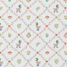 Printed Cotton HAGA White / Red